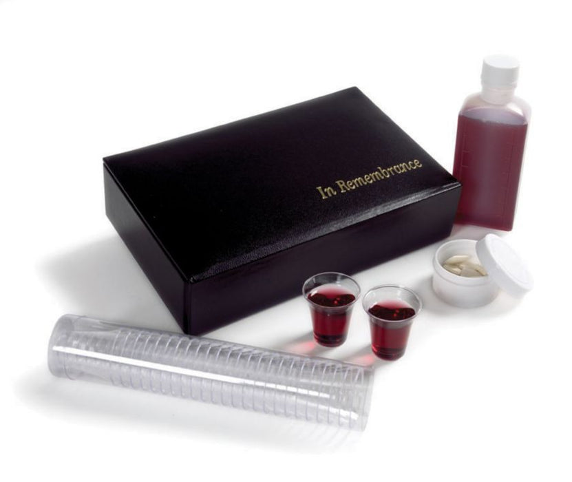 Portable Communion Set - Black