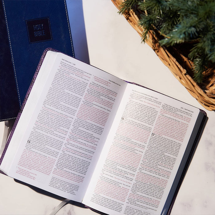 NKJV Deluxe Gift Bible, Purple, Red Letter Ed.