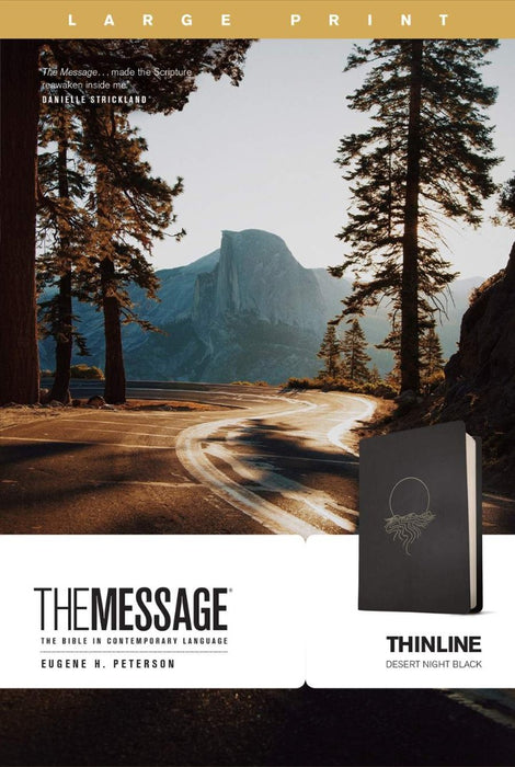 The Message Thinline, Large Print, Desert Night Black