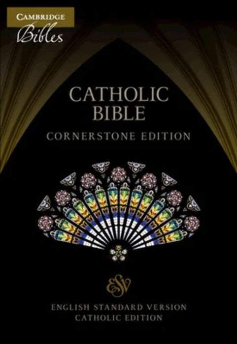 ESV-CE Catholic Bible, Cornerstone Edition, Black Leather