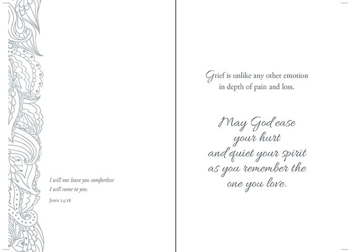 Classic Condolences Sympathy Boxed Cards (box of 12)