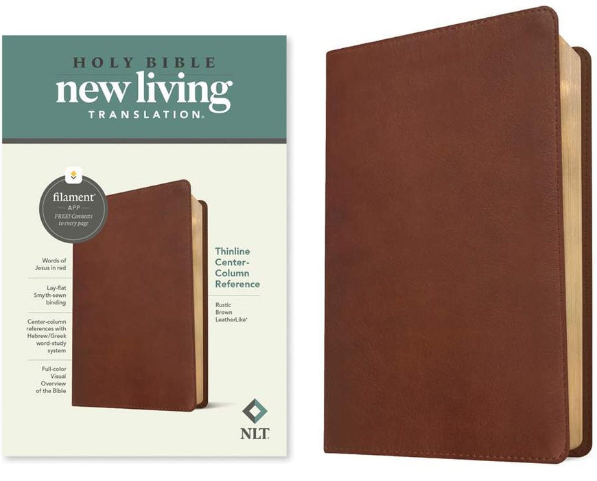 NLT Thinline Center-Column Reference Bible, Filament Edition