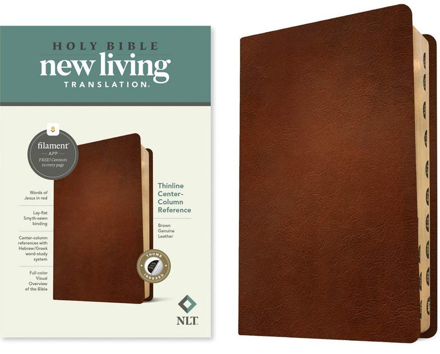 NLT Thinline Center-Column Reference Bible, Filament Edition