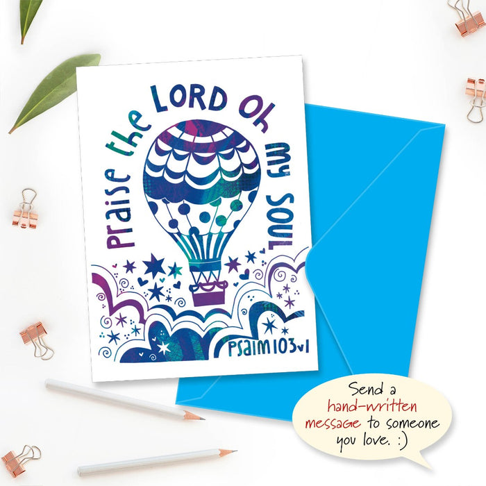 Praise the Lord Greetings Card