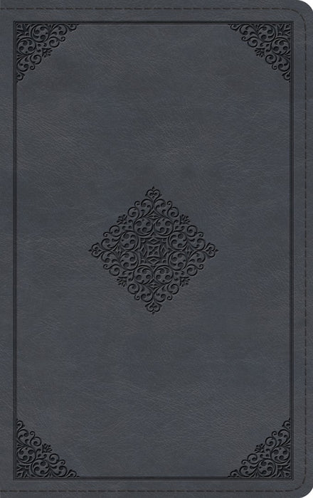 ESV Large Print Thinline Bible, Azurite Blue