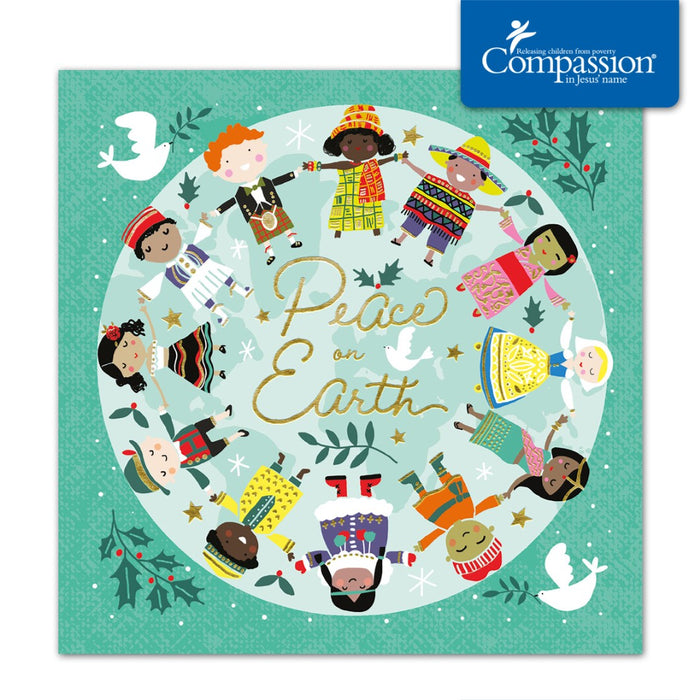 Compassion Charity Christmas Cards: Children (Pack Of 10)