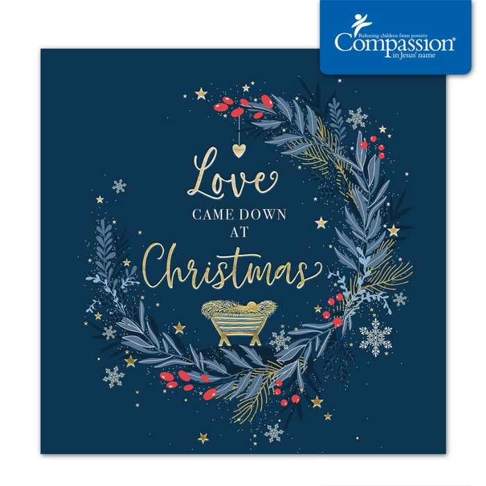 Compassion Charity Christmas Cards: Love Came Down (10pk)