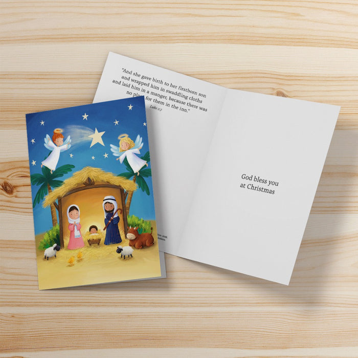 Compassion Charity Christmas Cards: Cute Nativity (10pk)