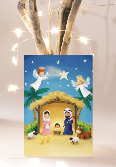 Compassion Charity Christmas Cards: Cute Nativity (10pk)