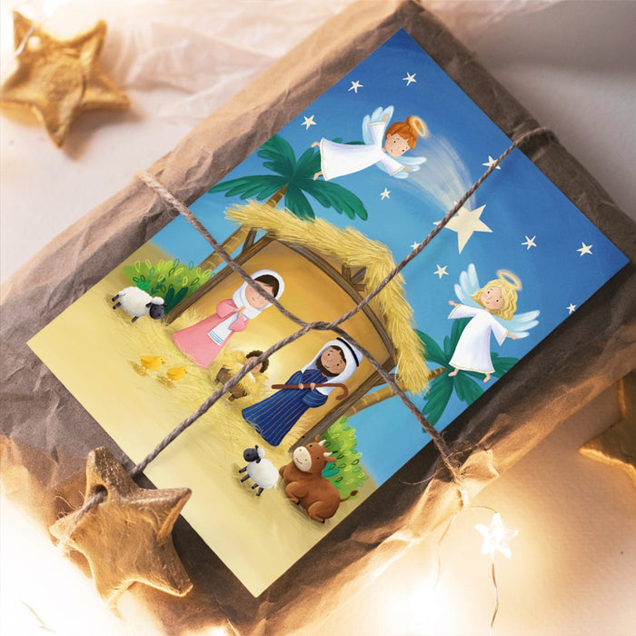 Compassion Charity Christmas Cards: Cute Nativity (10pk)