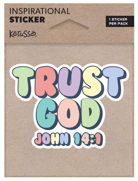 Trust God Sticker