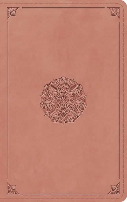 ESV Thinline Bible (Trutone, Blush Rose, Emblem Design)