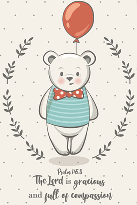 Memo Pad Bear Series: Gracious - Psalm 145:8