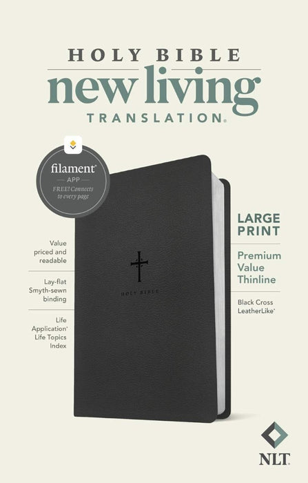 NLT Large Print Premium Value Thinline Bible