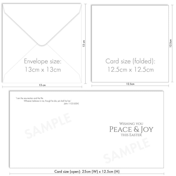 His Love Endures Forever Easter Cards (Pack of 5)