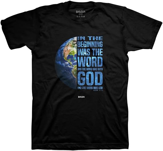 In the Beginning Globe T-Shirt Small