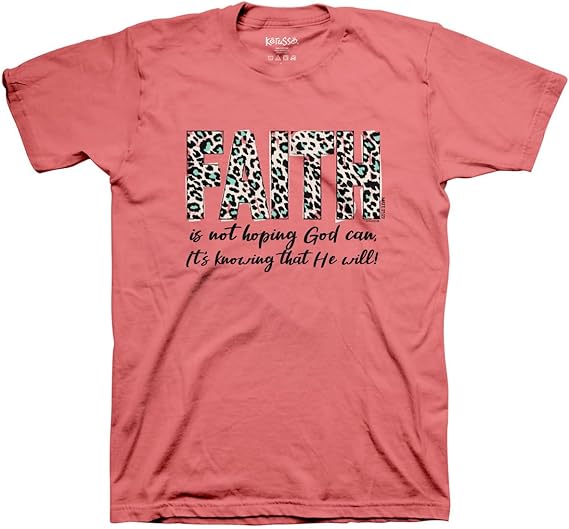 Faith Leopard T-Shirt Small