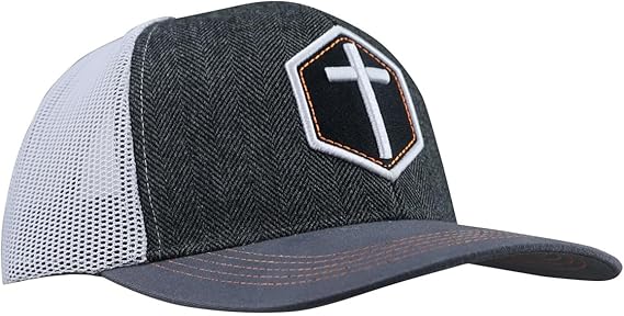 Cap - Cross Grey & White