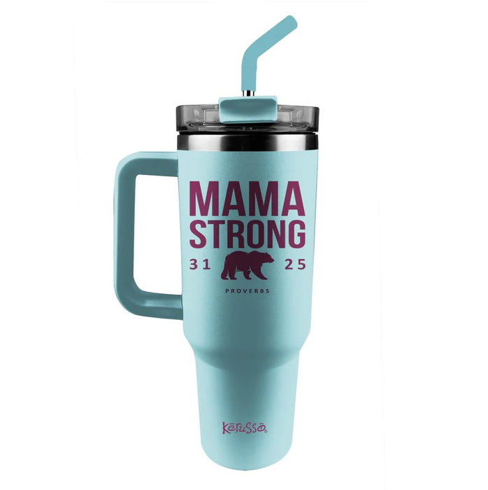 Mama Bear Strong - 40oz Mug with Straw