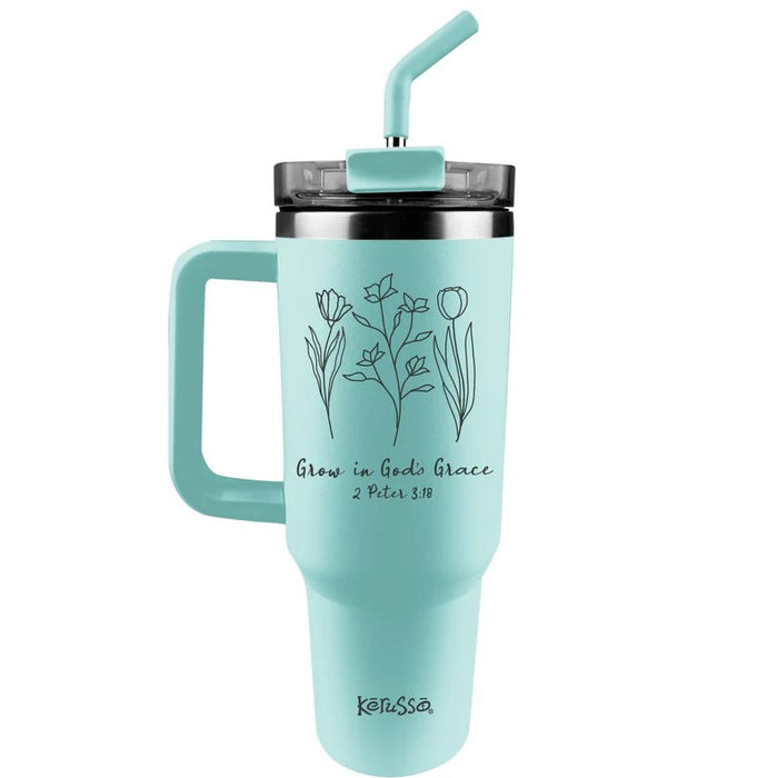 Grow in Grace - 40oz Mug with Straw