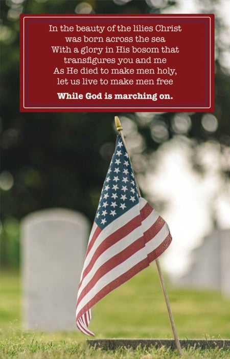 God is Marching On Memorial Day Bulletin (Pack of 100)