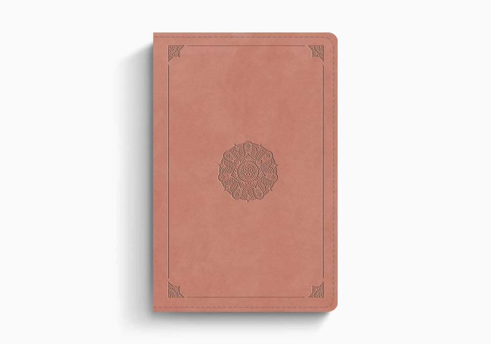 ESV Compact Bible (Trutone, Blush Rose, Emblem Design)