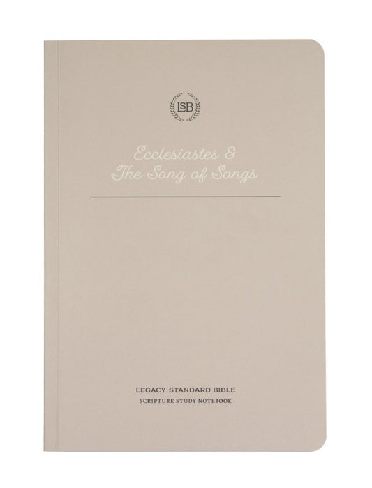 LSB Scripture Study Notebook – Ecclesiastes & Song Of Songs