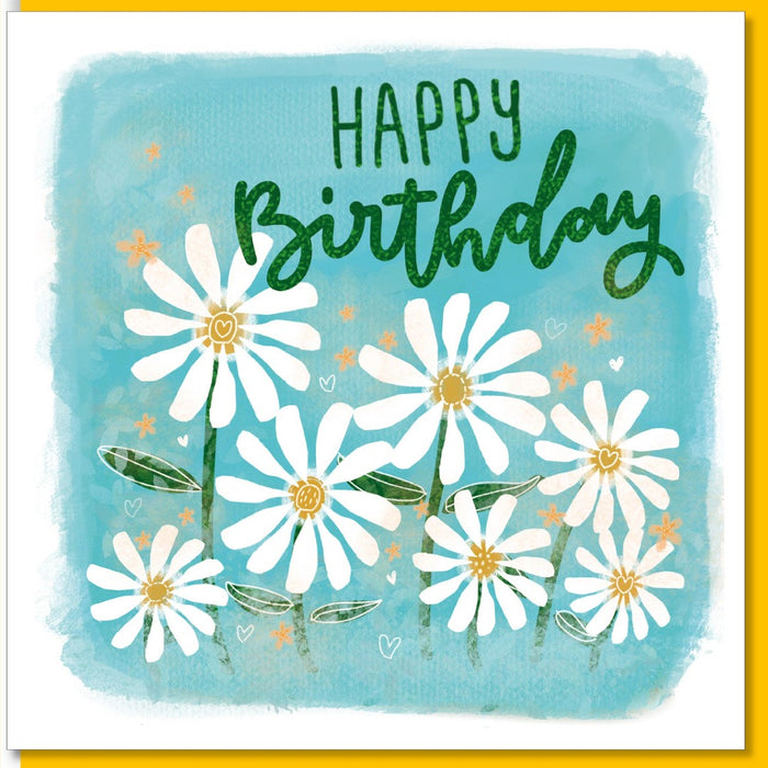 Daisy Birthday Greetings Card