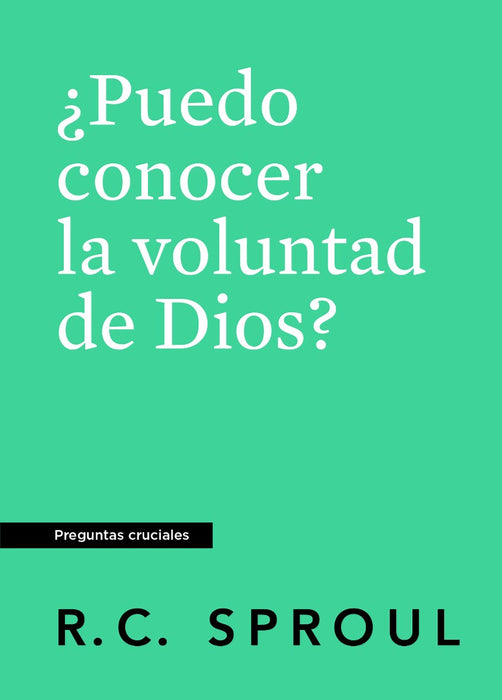 ¿Puedo Conocer La Voluntad De Dios? Spanish Edition