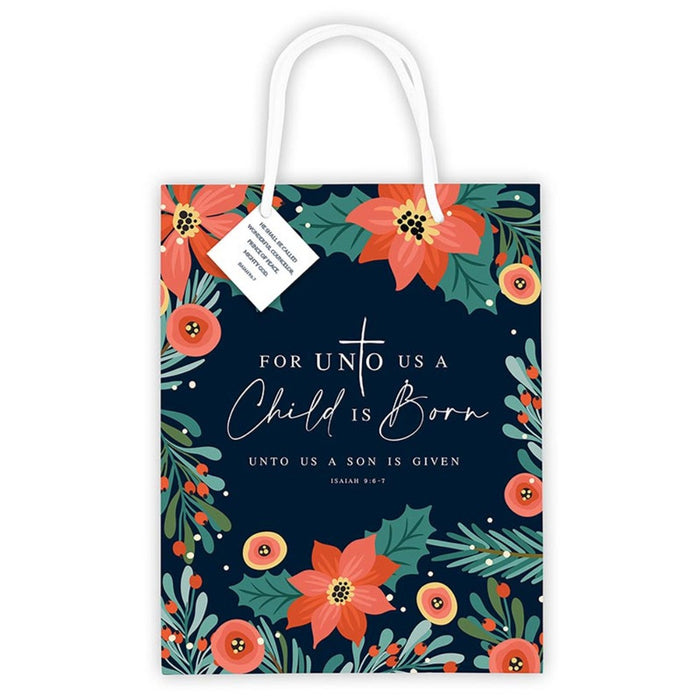 For Unto Us A Child Is Born Gift Bag