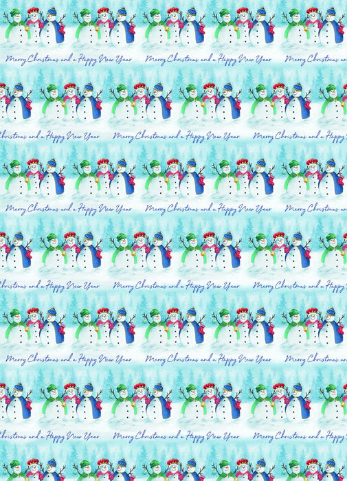 Snowkings And Candlelight Gift Wrap