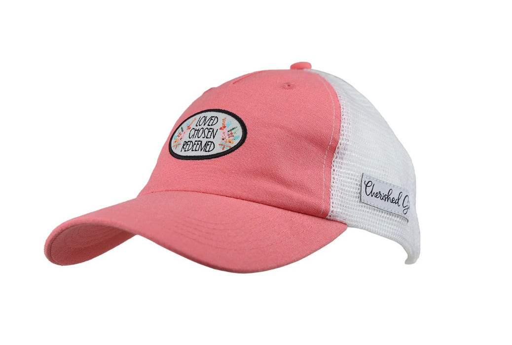 Cherished Girl Love Chosen Redeemed Cap