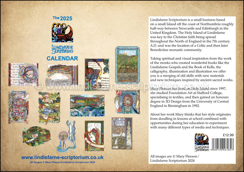 2025 Lindisfarne Scriptorium Art Calendar