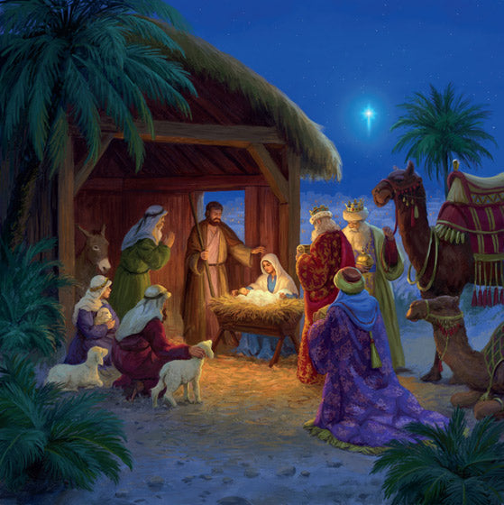 Compassion Charity Christmas Cards: Stable Scene (10 Pack)