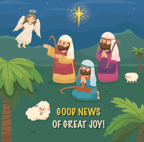 Compassion Charity Christmas Cards: Minicard Cute Nativity