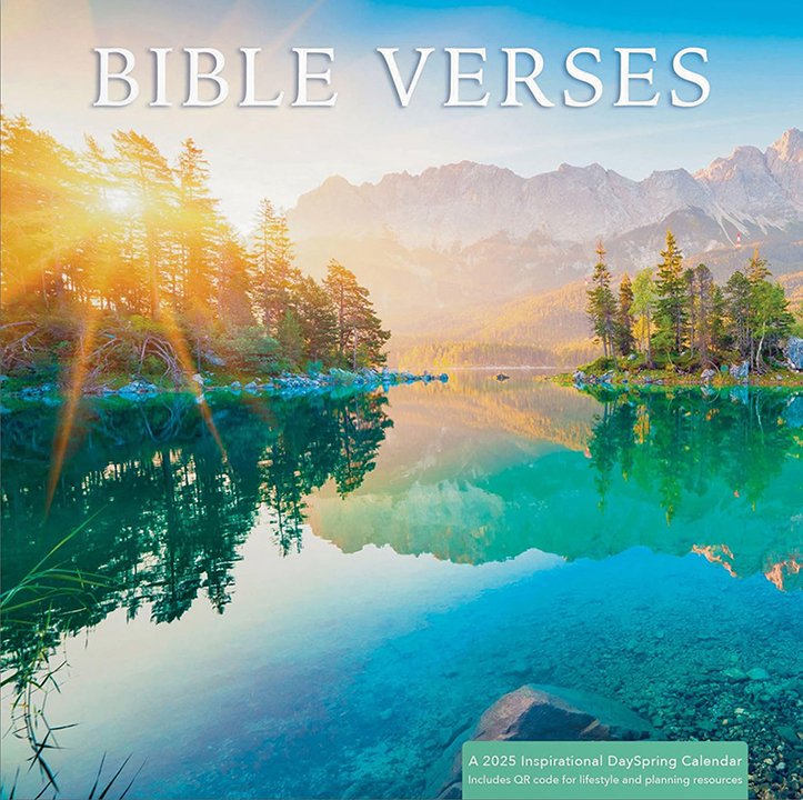 2025 Bible Verses Lake Calendar — Aslan Christian Books