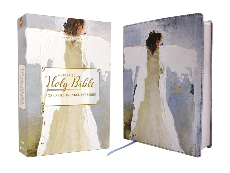 Amplified Holy Bible, Anne Neilson Angel Art Series, Blue