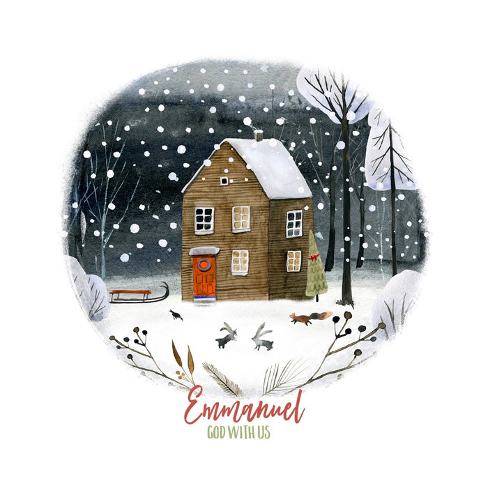 Emmanuel God With Us - Christmas Card