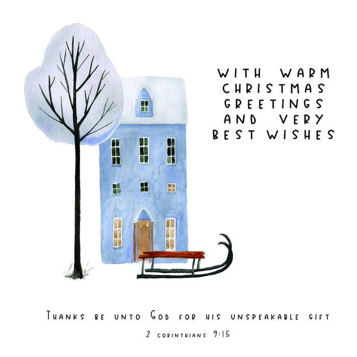 Sending Warm Wishes - Christmas Card