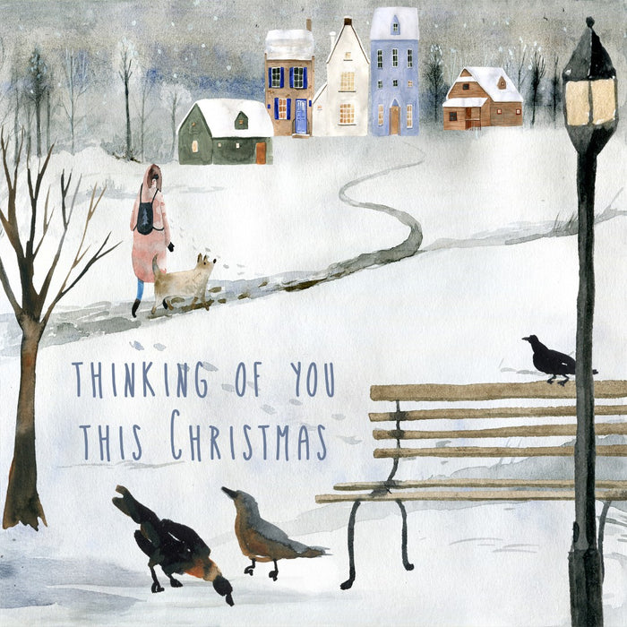 Thinking Of You At Christmas Time - Christmas Card