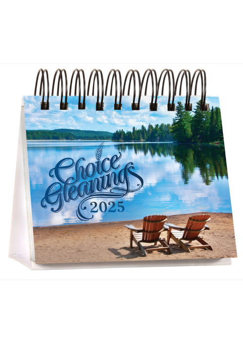 Choice Gleanings Desk Calendar 2025