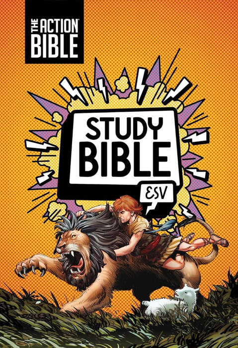 Action Bible Study Bible ESV, Orange