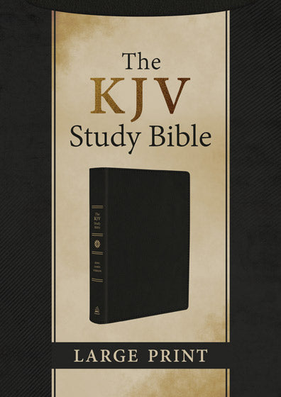 KJV Study Bible, Large Print [Leather]