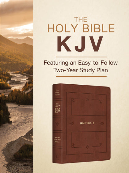 KJV Bible - 2-Year Study Plan [Cinnamon]