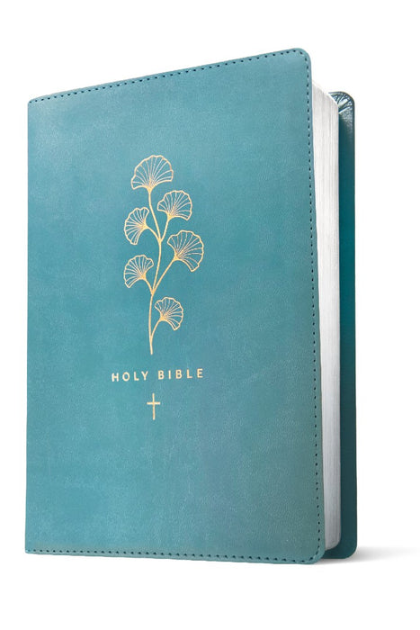 NLT Premium Gift Bible, Filament Enabled, Teal Cross