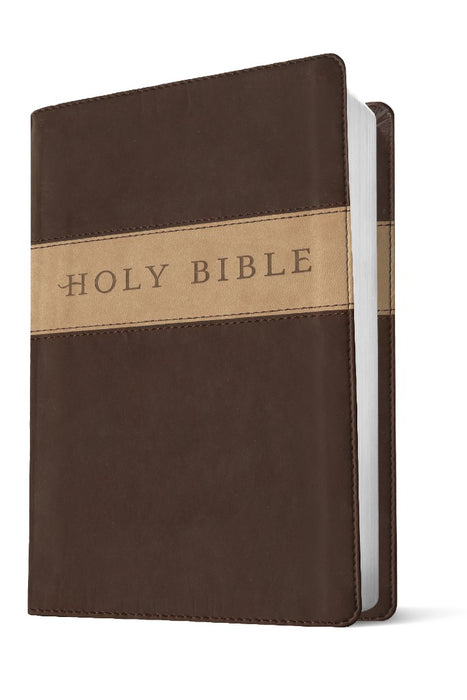 NLT Premium Gift Bible, Filament Enabled, Dark Brown/Tan