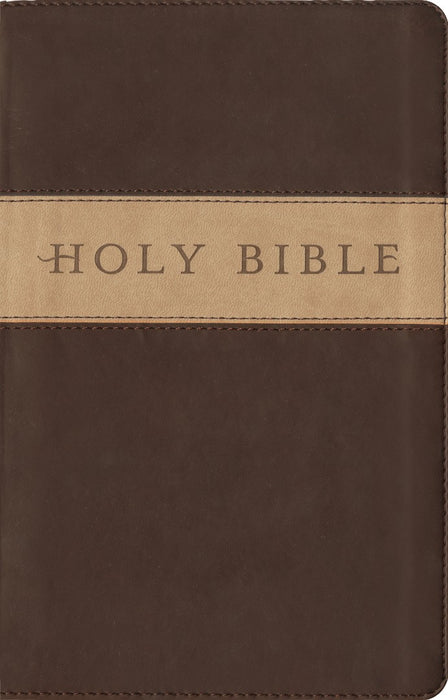 NLT Premium Gift Bible, Filament Enabled, Dark Brown/Tan