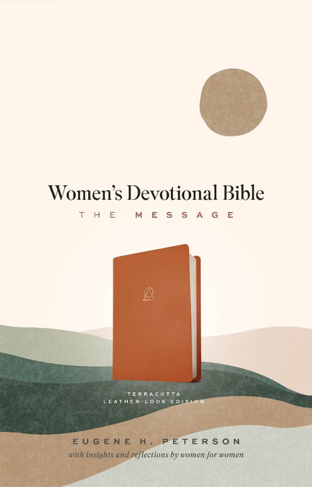 Message Women's Devotional Bible, Terracotta