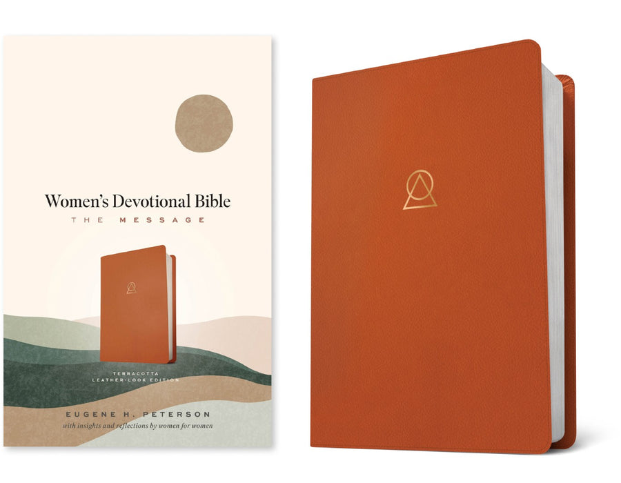 Message Women's Devotional Bible, Terracotta