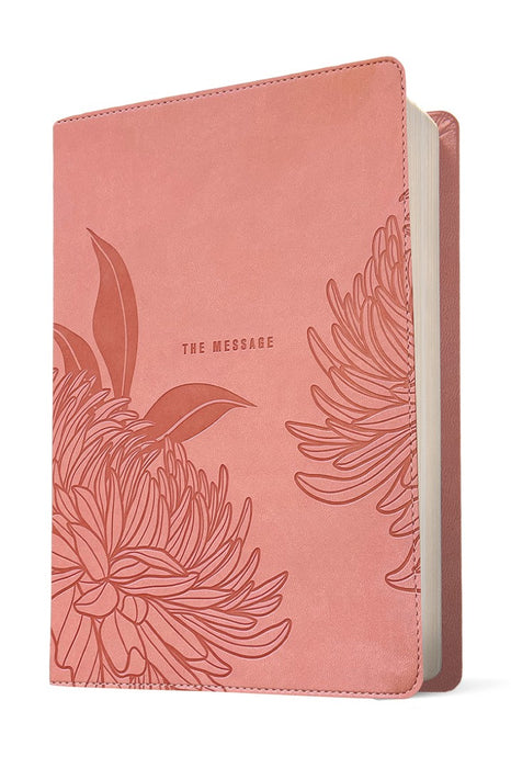 Message Deluxe Gift Bible, Large Print, Dusty Pink